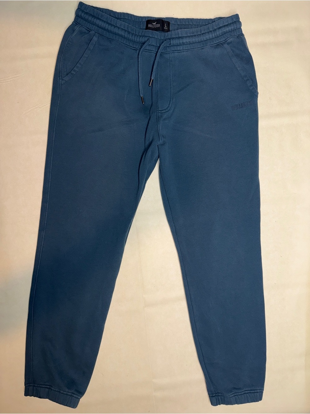 Hollister Men's Slate Blue Jogger Sweatpants